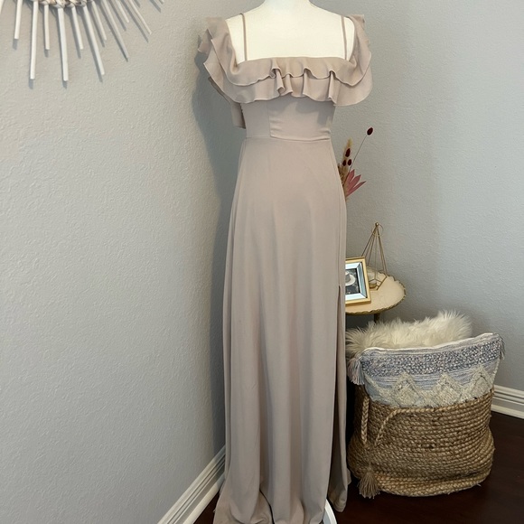 The Emma Ruffle Maxi Dress show me your MuMu size small - Picture 3 of 6